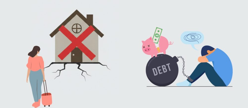 ローンの支払いが滞る