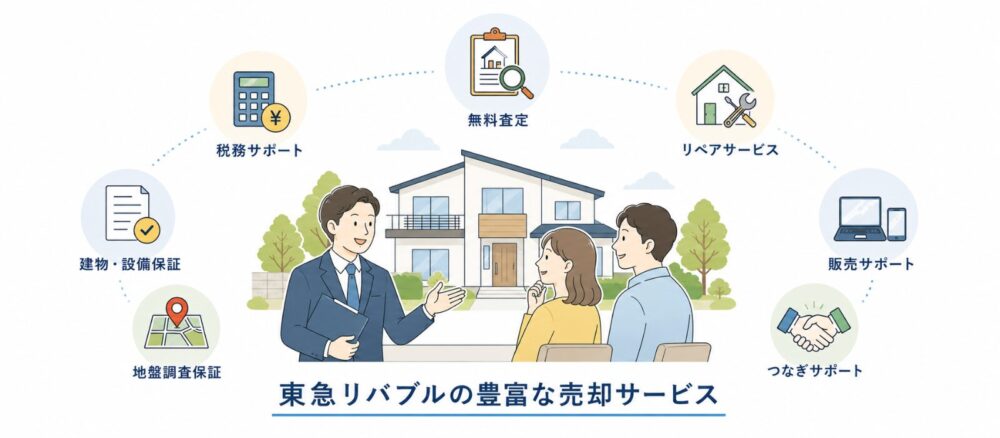 豊富な売却サービス