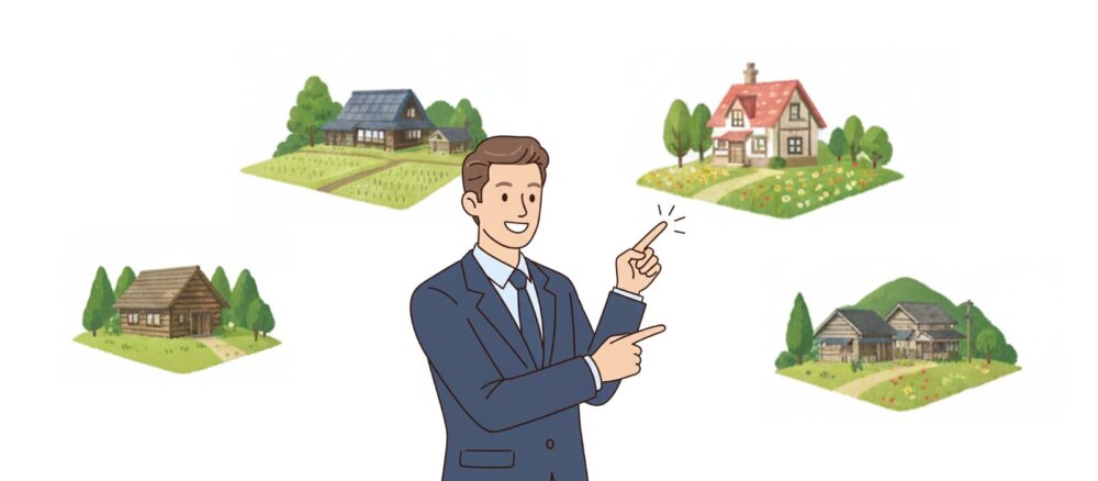 田舎の物件にも強い