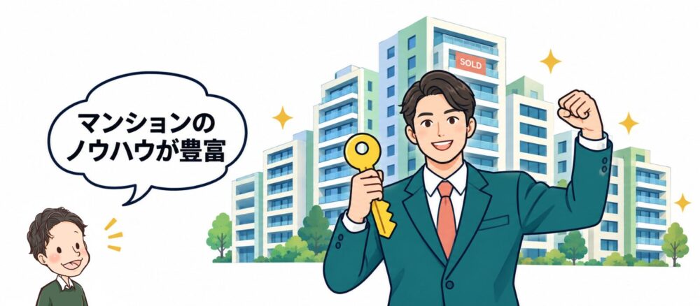 マンションの売却が得意