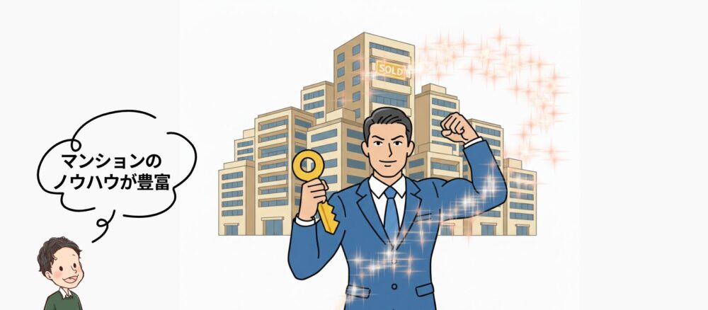 マンションの売却が得意