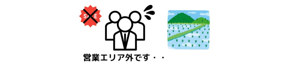 田舎の家は売りにくい